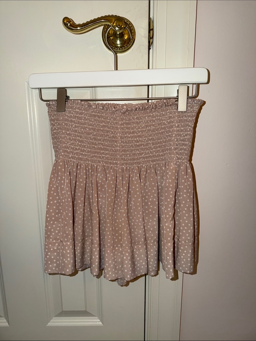 Koch Polka Dot Erica Skirt - Dusty Rose